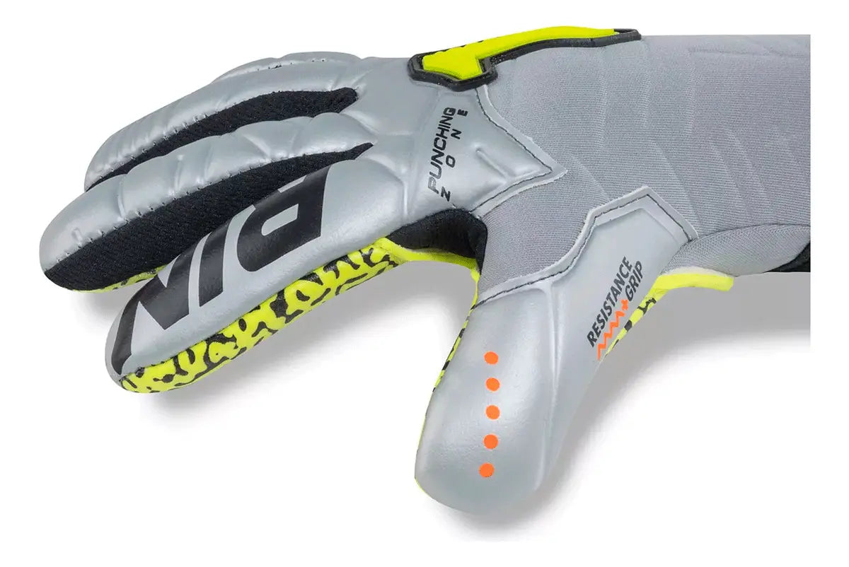 Rinat Kratos AD Plata/Amarillo Guantes de Portero