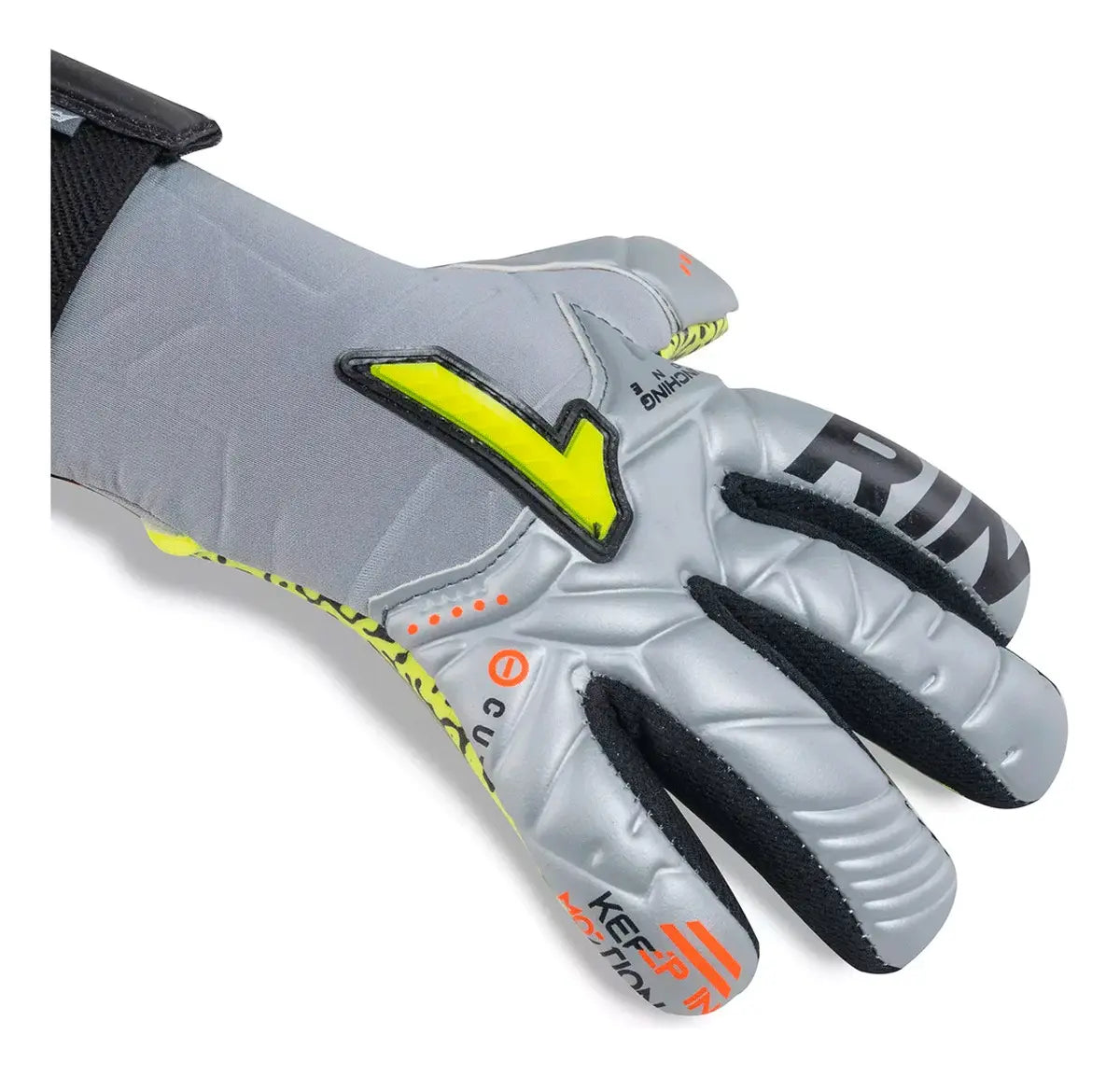 Rinat Kratos AD Plata/Amarillo Guantes de Portero
